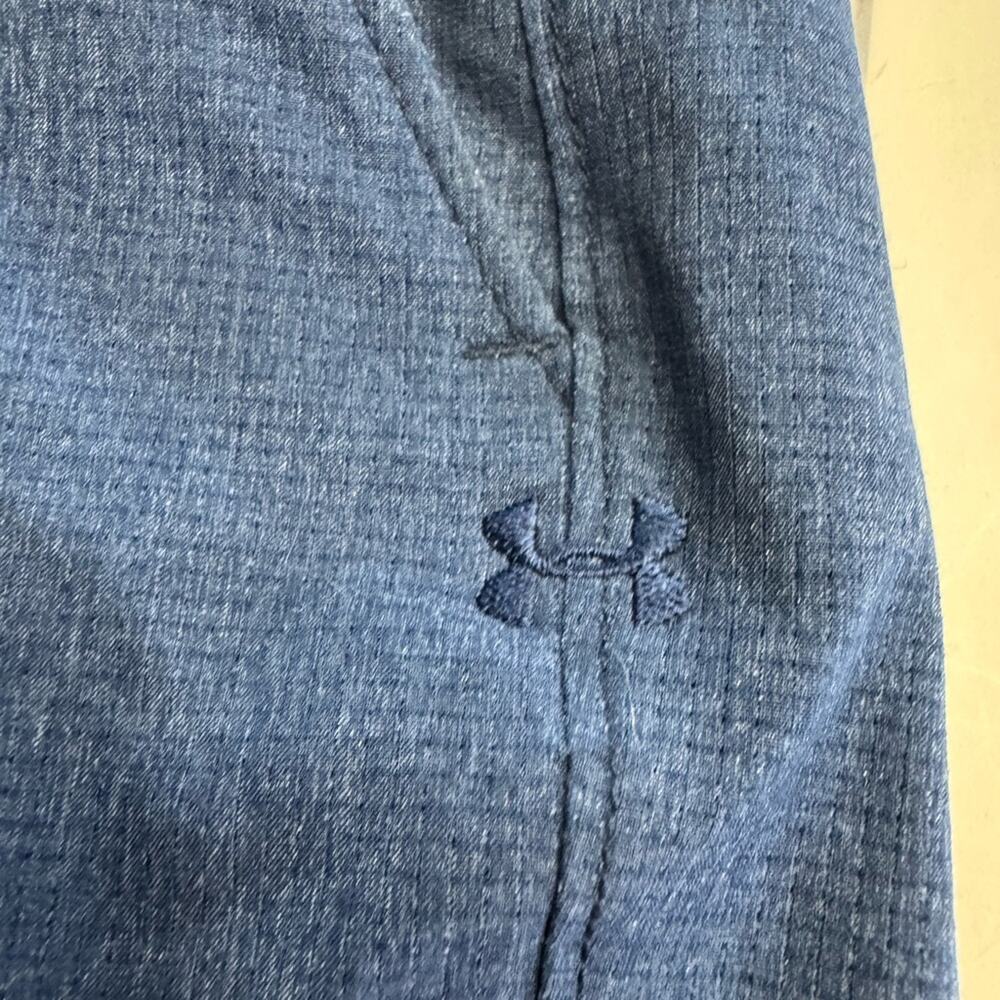 Under Armour Golf Loose Fit Pants 32x32 Navy Lightweight Breathable Pants - Picture 3 of 7